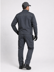 Uniforme d'hôtesse de l'air à manches longues en viscose personnalisé pour hommes |   Fabricant OEM |   Uniforme de technicien d'entretien aéronautique - Product Image 4
