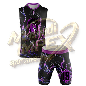 7V7 Compressie-ademende Spandex/Polyester antibacteriële snel drogende uniformen voor teamtraining en wedstrijdgebruik - Product Image 3