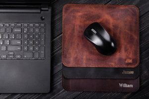 Luxury Cowhide Leather Mousepad Oversized Desk Mat Waterproof Writing <b>Pad</b> for Executive Office Table Decor LMPD-0002 - Product Image 3