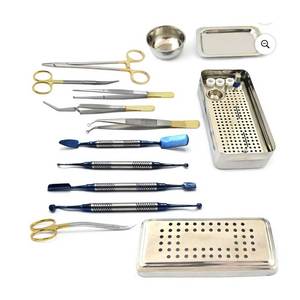 Kit de chirurgie implantaire pour PRF dentaire et GRF, avec système de fibrine riche en plaquettes, membrane et instruments chirurgicaux pour tissus autologues - Product Image 1