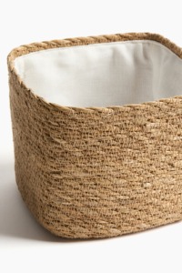<b>Square</b> seagrass <b>basket</b> sewn with thread Handmade Storage <b>Basket</b> Wholesale eco-friendly Made in Vietnam - Product Image 5