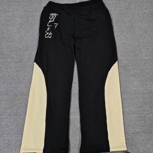 Joggers personnalisés pour hommes en nylon/coton, coupe évasée, anti-statique, avec lacets, pour le streetwear et le style hip-hop, pour un design avant-gardiste - Product Image 3