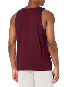 Camiseta sin mangas para hombre al por mayor con logo personalizado, transpirable, de poliéster, para gimnasio, estilo casual, tejido de punto, hecha en Pakistán - Product Image 2