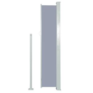 Toldo Lateral con Estructura de Acero Gris y Revestimiento de PU, 100% Poliéster, Categoría de Producto: Toldos - Product Image 4