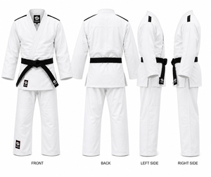 Kimonos de judo vierges très demandés, uniformes de judo blancs de haute qualité, logos et étiquettes personnalisés, prix abordable, 100% coton 360g, unisexe - Product Image 6