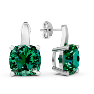 Pendientes de Plata 925 con Diamantes de Laboratorio para Mujer, Certificados por IGI, RJC, ODM, OEM, Fabricante Ético, Venta al Por Mayor EA502209 - Product Image 4