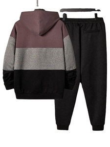 Custom Men Tracksuit Pullover Fitness Sportswear <b>Set</b> <b>Long</b> <b>Sleeve</b> Athletic Top Matching Pants Comfortable <b>Gym</b> Training Running - Product Image 6