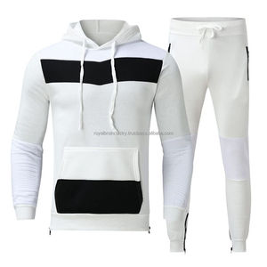 Conjunto de 2 piezas de ropa deportiva de poliéster con capucha y logotipo personalizado para maternidad, estilo urbano, cortavientos, chándal, otoño, talla grande - Product Image 1