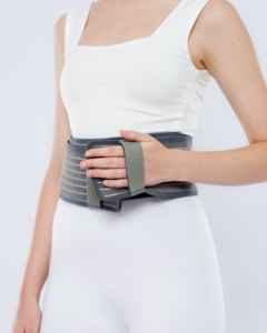 Ceinture de maternité excellente, solide, à double velcro, respirante, lavable, en polyester et éponge, confortable pour les femmes enceintes - Product Image 2