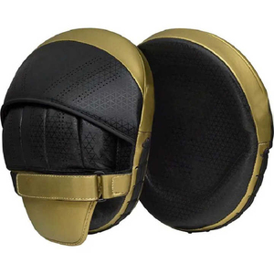 Leather Boxing Focus Pads MMA Punching Mitts Kickboxing Target <b>Trainers</b> Breathable Durable Custom Logo - Product Image 1