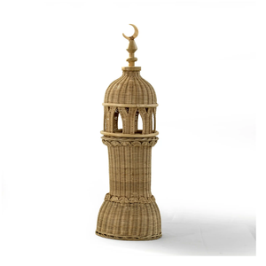 Figurines de minarets de mosquée en rotin naturel tissé à la main OEM ODM, décoration d'intérieur de luxe, produits du Ramadan en provenance du Vietnam - Product Image 3