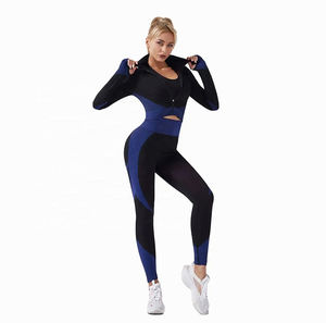 Conjunto Deportivo Casual de 2 Piezas, Transpirable y Elegante, con Cierre, al por Mayor, de Alta Calidad, en Algodón, Personalizable - Product Image 3