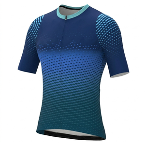 Maillot de cyclisme personnalisé léger coupe-vent à manches courtes pour hommes et femmes, respirant, coupe-vent, séchage rapide, automne, extérieur, vélo - Product Image 4