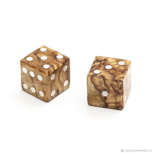 Ensemble de dés en résine et bois fait main de qualité supérieure, dés de jeu en bois et résine de luxe, dés artisanaux en résine et bois - Product Image 1
