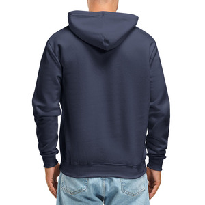 Sudadera con capucha de moda para hombre, talla grande, cómoda, transpirable, con logo personalizado - Product Image 3