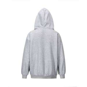 Pull à capuche tendance pour homme, 100 % coton, polaire technique, anti-plis, coupe oversize, avec masque intégré, idéal pour l'extérieur en hiver - Product Image 2