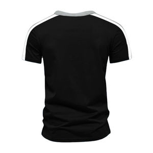 เสื้อยืดคอตตอน 100% แบบยูนิเซ็กส์ แขนเสื้อแบบแร็กแลน ทรงปกติ สีพื้น แขนสั้น น้ำหนัก 190 กรัม - Product Image 2