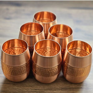 Top Selling New Arrival Pure <b>Copper</b> Hammered Design American Style Water Pot No <b>Handle</b> Custom Size Tableware Wedding Parties - Product Image 3