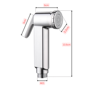 Cabezal de bidé VX100, rociador de bidé de plástico ABS personalizable, cabezal de bidé Shattaf moderno para inodoros, OEM/ODM por KSN Vietnam - Product Image 1