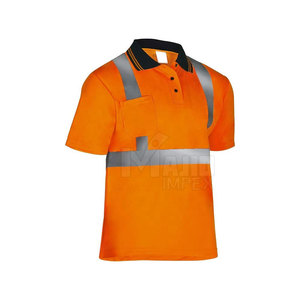 Chemises polo de travail pour hommes, confortables, respirantes, à manches courtes, uniformes pour la construction et l'usine, chemises polo de travail industrielles - Product Image 4
