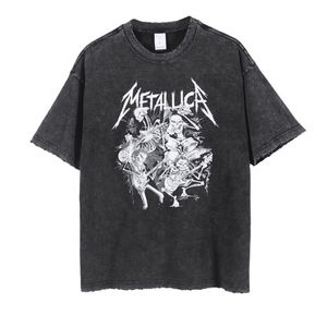 Men's & Women's Frayed Paint Splatter Washed T-Shirt 2026 Charcoal Black Oversized urban <b>Distressed</b> Streetwear <b>Top</b> HD - Product Image 1