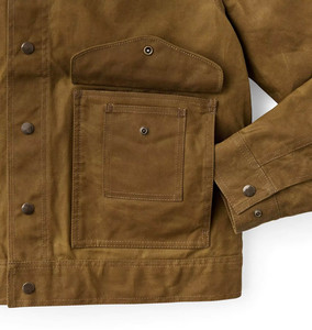 Veste de travail en jean d'hiver pour homme, haute qualité, vente en gros, fermeture éclair, broderie personnalisée sur le devant, style vintage, coupe-vent, respirante - Product Image 6