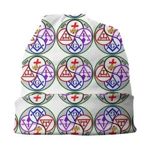 Bonnet unisexe en tricot fin pour automne et printemps, style franc-maçon Rite de York, Hip Hop, Ski, Hiver, en tissu, OEM, Vente en gros - Product Image 1