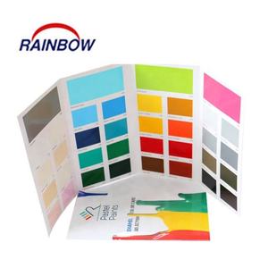 แคตตาล็อกสีสีน้ำอะคริลิคเรนโบว์พร้อมแผนภูมิสี  ของขวัญส่งเสริมการขาย  กระดาษอาร์ตออกแบบเองสำหรับโปรโมชั่น - Product Image 1