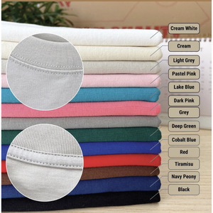 T-shirt en coton 100% de haute qualité, coupe ample, vente en gros, lot en vrac, 180 grammes, plusieurs tailles, coloré, longueur standard, vierge - Product Image 3