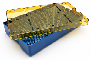 Caja desinfectante de plástico autoclavable de alta calidad con revestimiento de silicona de 6 x 10 x 0.75 pulgadas, bandeja de esterilización médica - Product Image 6