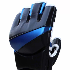 Gants de combat UFC MMA en cuir véritable pour la compétition, rembourrage en mousse souple, artisanat supérieur, gants de grappling MMA - Product Image 3