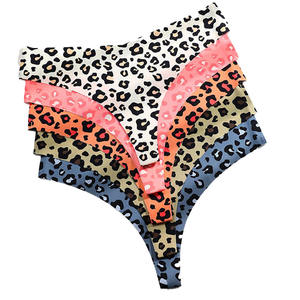 Tendencia 2026: Bragas sexys para mujer con estampado de leopardo, de secado rápido, transpirables, sin costuras, tipo tanga, ropa interior de moda para mujer. - Product Image 1