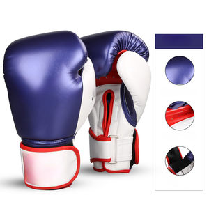 Gants de boxe en gros, nouveaux gants de boxe en cuir brillant épaissi en PU pour adultes et enfants, entraînement de boxe, protection des mains - Product Image 6