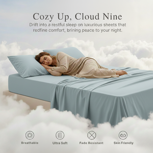 Ensemble de draps double en microfibre ultra douce de qualité supérieure, couleur unie, avec taies d'oreiller |   Literie de luxe élégante |   Doux et respirant |   2026 - Product Image 5