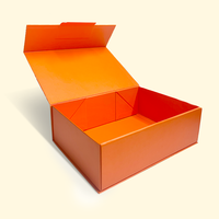 Caja de Regalo Magnética Plegable de Cartón Rígido Negro Mate con Logotipo Personalizado, para Bodas, Fiestas, Dulces y Recuerdos