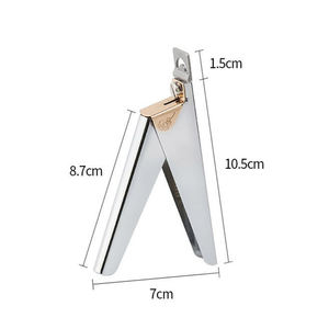 Cortauñas Profesional de Acero Inoxidable al por Mayor con Doble Resorte, Abertura de Mandíbula Ancha y Diseño Duradero - Product Image 2