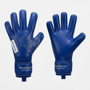 Gants de gardien de but de football Namissm, en cuir PU, antidérapants, respirants, avec sangle de poignet réglable, unisexe - Product Image 3