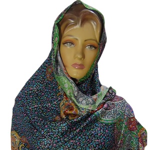 Foulard carré d'été en coton pour femme, motif à carreaux imprimé numérique multicolore, vente en gros 2026, offre spéciale - Product Image 1