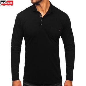 เสื้อโปโลแขนยาวผู้ชายสไตล์คลาสสิก รับผลิตแบบ OEM พร้อมบริการติดแบรนด์ - Product Image 1