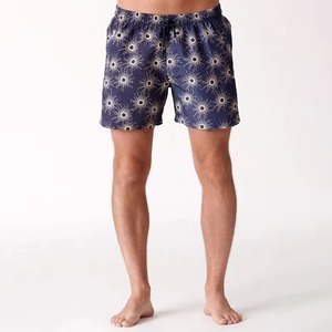 Custom Printed <b>Men</b> Swim <b>Trunks</b> Quick Dry Beach Shorts Fashion Floral Board Shorts Summer Swimwear OEM Pattern Print Beach Shorts - Product Image 5