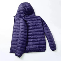 Veste doudoune décontractée pour homme, respirante, légère, chaude, unie, sans marque, personnalisable, pour l'extérieur, vente en gros, direct usine