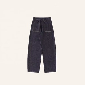 Pantalones Largos Casuales Personalizados de Moda para Hombre, Jeans Holgados de Mezclilla Pesada, Jeans Lavados de Cintura Alta para Hombre - Product Image 2