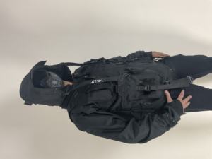 Men's Waterproof Breathable Techwear Winter <b>Jacket</b> Wholesale Custom Black Hooded Windbreaker with Stylish Streetwear Men <b>Jacket</b> - Product Image 3