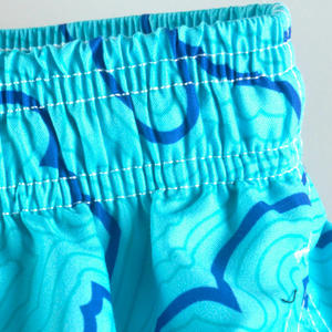 Solid Sublimation Mesh 100% Polyester Breathable <b>Men's</b> <b>Shorts</b> with Rhinestone Drawstring Closure Front Logo Customizable - Product Image 2