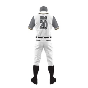 Ensemble d'uniformes de baseball personnalisés en gros avec impression par sublimation intégrale et broderie de la marque de l'équipe - Fournisseur - Product Image 3