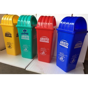 2026 Eco-Friendly Outdoor Wet-Dry Separation Induction <b>Sensor</b> Automatic Foot Pedal Plastic Garbage <b>Bin</b> - Product Image 4