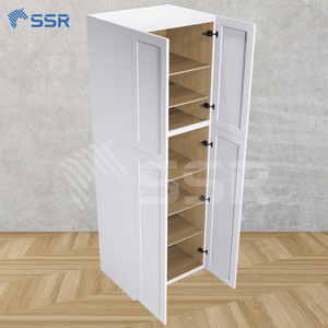 SSR VINA - Mueble de Cocina Modular RTA de Madera Contrachapada Ecológica Moderna con Revestimiento de Pared, Acabado Blanco, Ciudad de Ho Chi Minh, PC2484-PC3096 - Product Image 1