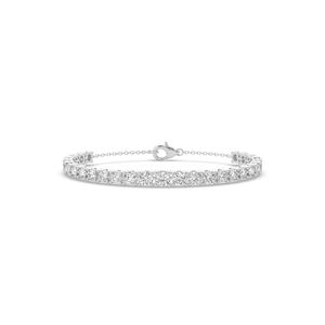 Lightweight 7.12Ct Lab Grown Diamond Bracelet Unique Round Brilliant Cut 14KT 10KT <b>Gold</b> Wedding Party Jewelry For Women - Product Image 2