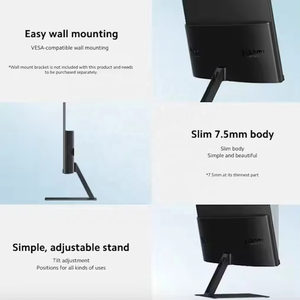 Écran incurvé Xiao-<span class=keywords><strong>mi</strong></span> A27i 1080p, taux de rafraîchissement 75 Hz, lumière bleue faible, série gaming IPS, temps de réponse 2 ms, 99 % sRGB, moniteur LED - Product Image 6