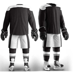 Uniforme de Hockey sobre Hielo Sublimado Premium con Nombre, Número y Logotipo Personalizados, Ideal para Entrenamientos Deportivos en Equipo y Sesiones Oficiales - Product Image 5